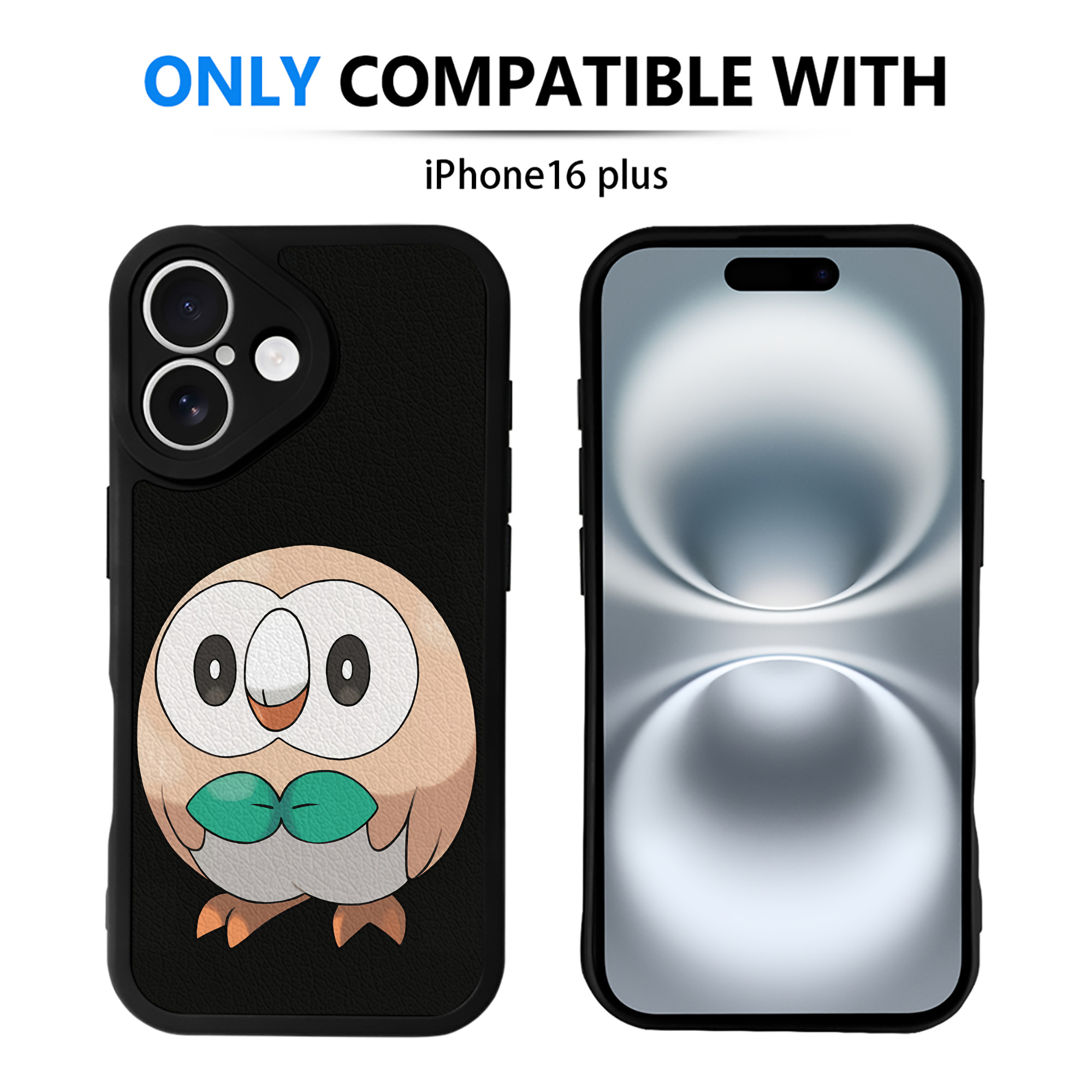 （画像用） ポケットモンスター Pokémon 【iPhone 16シリーズ対応】シリコンスマホケース（レザー調） 材質：シリコン